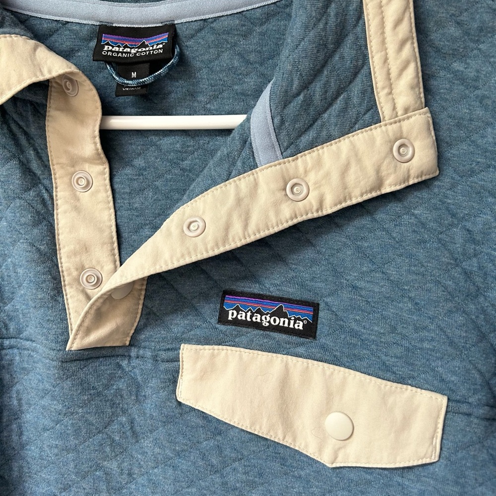 Patagonia organic cotton pull over sweater